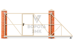 Ворота автоматические Faac 2100×1980 ЗМК-7095