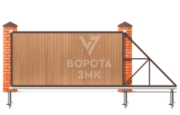 Раздвижные ворота гаражные 2200×3000 ЗМК-7361