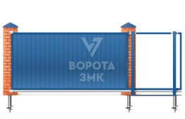 Откатные ворота 5 м 5000×2000 ЗМК-7942